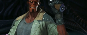 Hellboy schlägt sich durch die Superhelden in Injustice 2