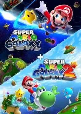 Super Mario Galaxy + Super Mario Galaxy 2 Cover