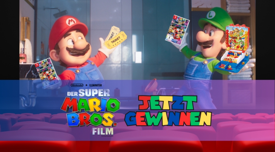 #Der Super Mario Bros. Film: Jetzt Kinotickets, Mario Kart 8 DX & mehr gewinnen