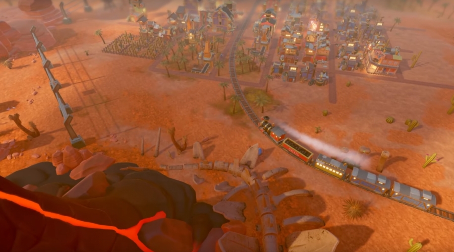 #SteamWorld Build baut im Gameplay-Trailer Städte auf