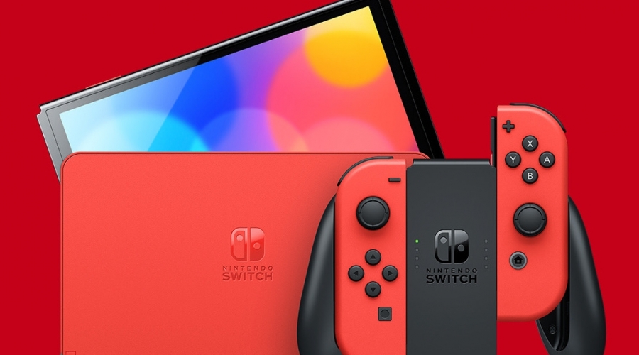 #Nintendo Switch OLED in der roten Mario-Edition erscheint im Oktober
