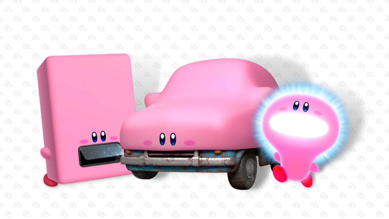 Vollgestopft: Diese Dinge verschlingt ihr in Kirby und das vergessene Land  